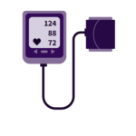 Illustration of a heart monitor