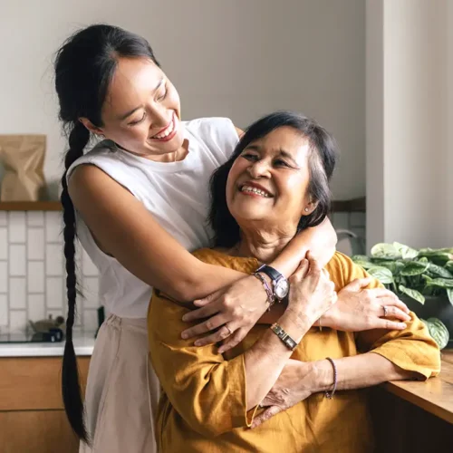 Stroke Survivor with her mother Hero